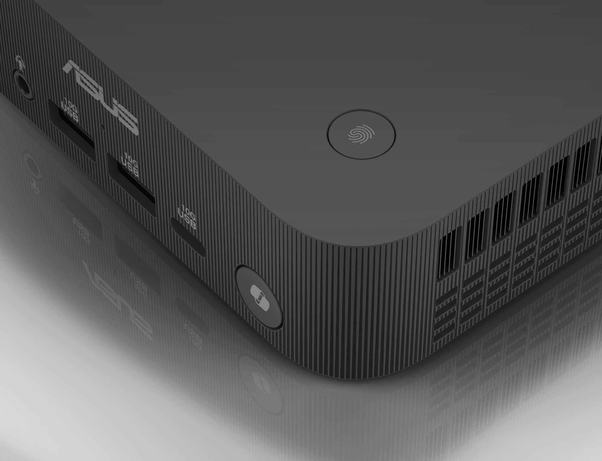 ASUS ExpertCenter PN54 Barebone Mini PC con processore AMD RyzenTM AI 5 340, RAM DDR5, design a doppia archiviazione, WiFi 7 e BT 5.4, comando vocale, accesso allo chassis senza attrezzi, USB-C