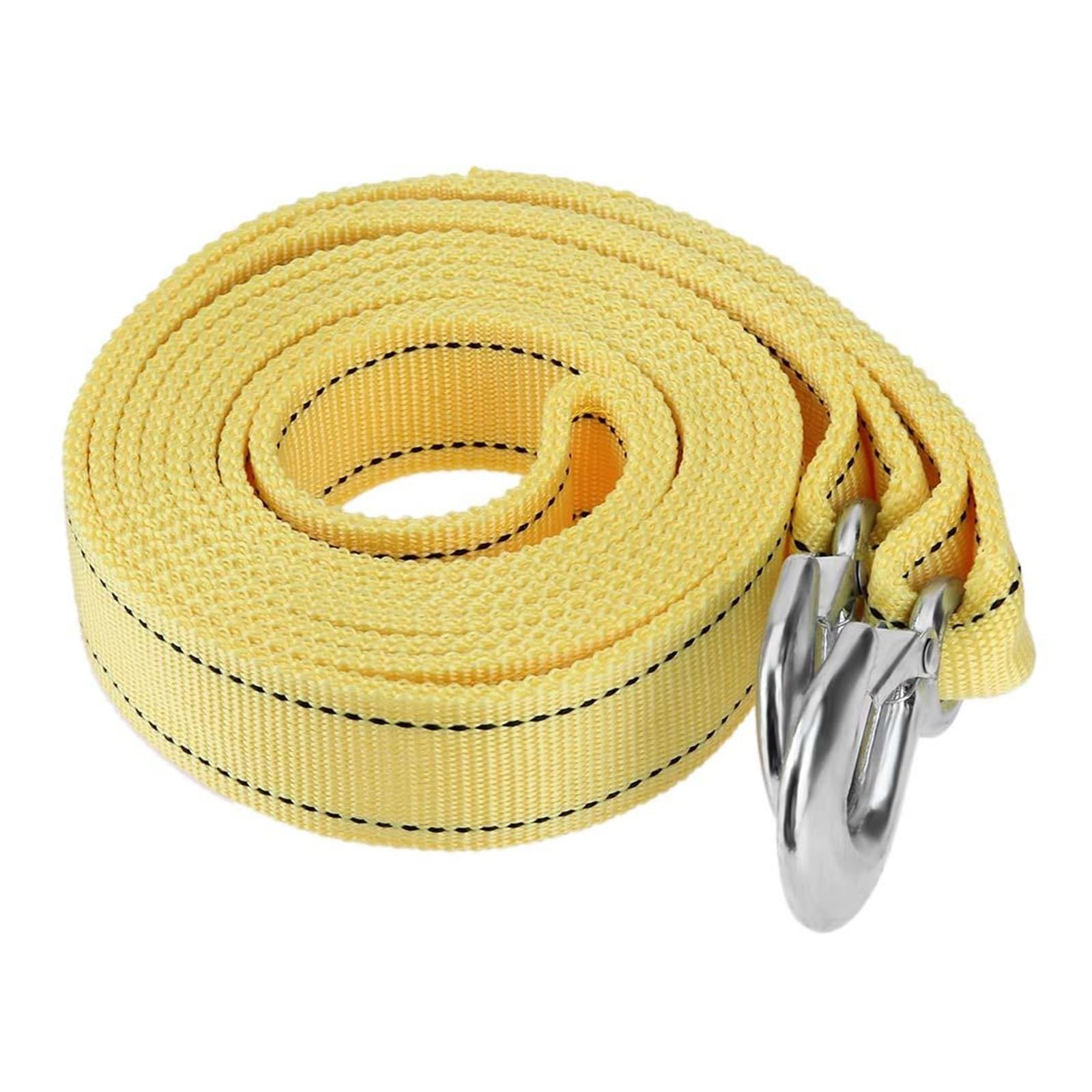 Cuerda de Remolque 4M Heavy Duty 5 Ton Car Tow Cable Towing Pull Rope Correa Ganchos Van Road Recovery para Remolque de recuperación (Color : 4m 5T)