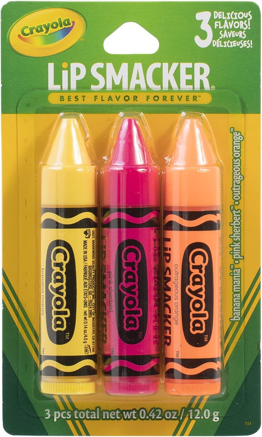 Crayola Crayon Lip Balm Trio, Crayola