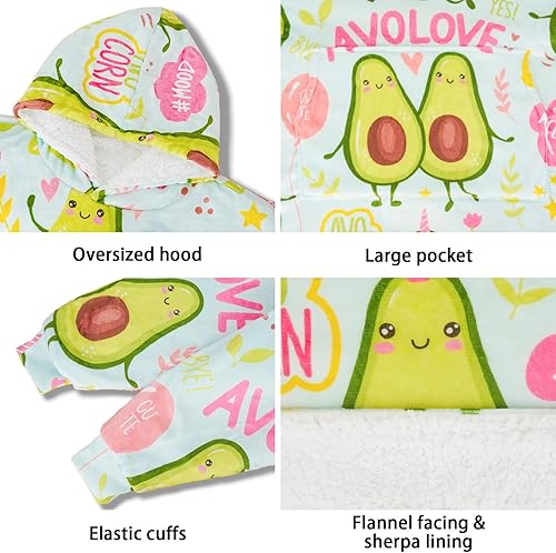 Miniatura 2 de Manta con capucha Sherpa de gran tamaño, sudadera con capucha con bolsillo gigante