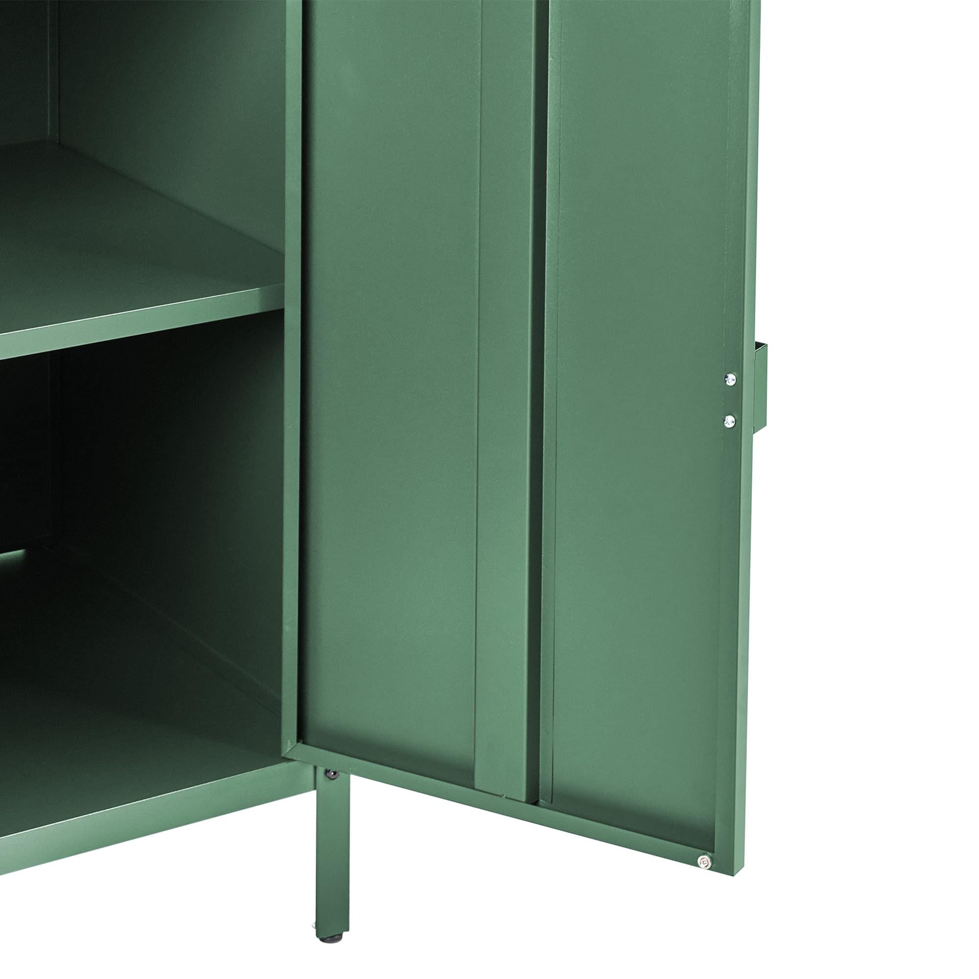 Beliani Commode de Jardin Noire Acier 2 Portes Evier Extérieure