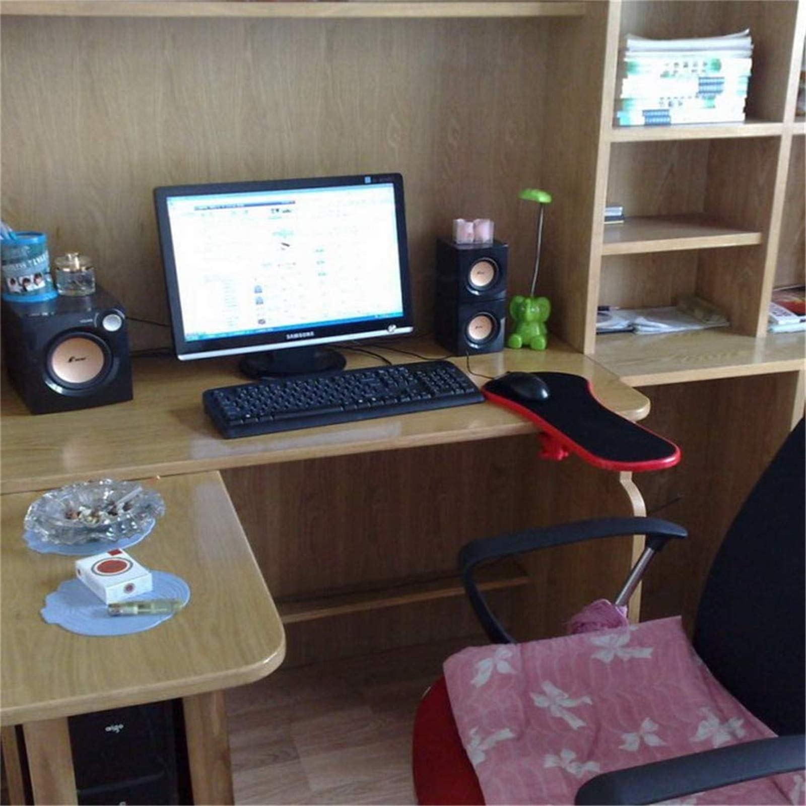 Support De Main Pour Ordinateur, Repose-poignet D'ordinateur, Design Ergonomique Pour Tapis De Souris, Extension De Bureau, Table Et Chaise à Double Usage