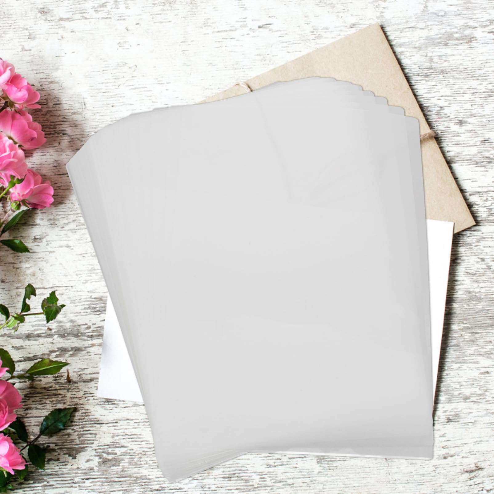 SHINEOFI 100 Stück -Laminierfolien Hochtransparente Laminierfolie Wasserdichte Laminierfolien Transparente Kunststoff-Laminierfolie Für Zuhause Und Das Büro