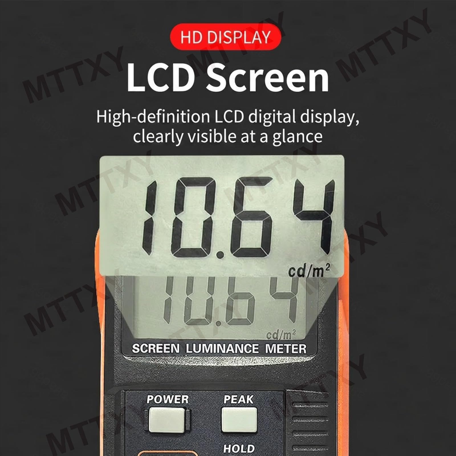 Cyfrowy miernik luminancji, 0,01-39,990 CD/m² Profesjonalny miernik Nit do wyświetlaczy LCD, paneli LED i fluorescencyjnych, tester jasności do negatoskopu medycznego