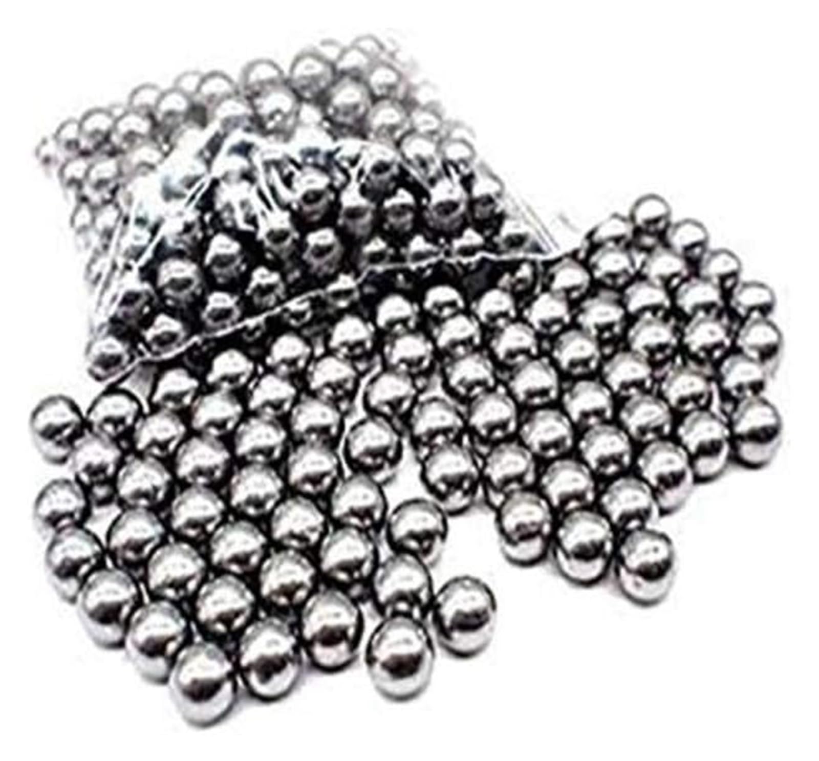 Roulement à billes en acier, 1 kg, bille en acier au carbone, bille en acier de précision, bille pleine, bille ronde en acier(7.5mm)