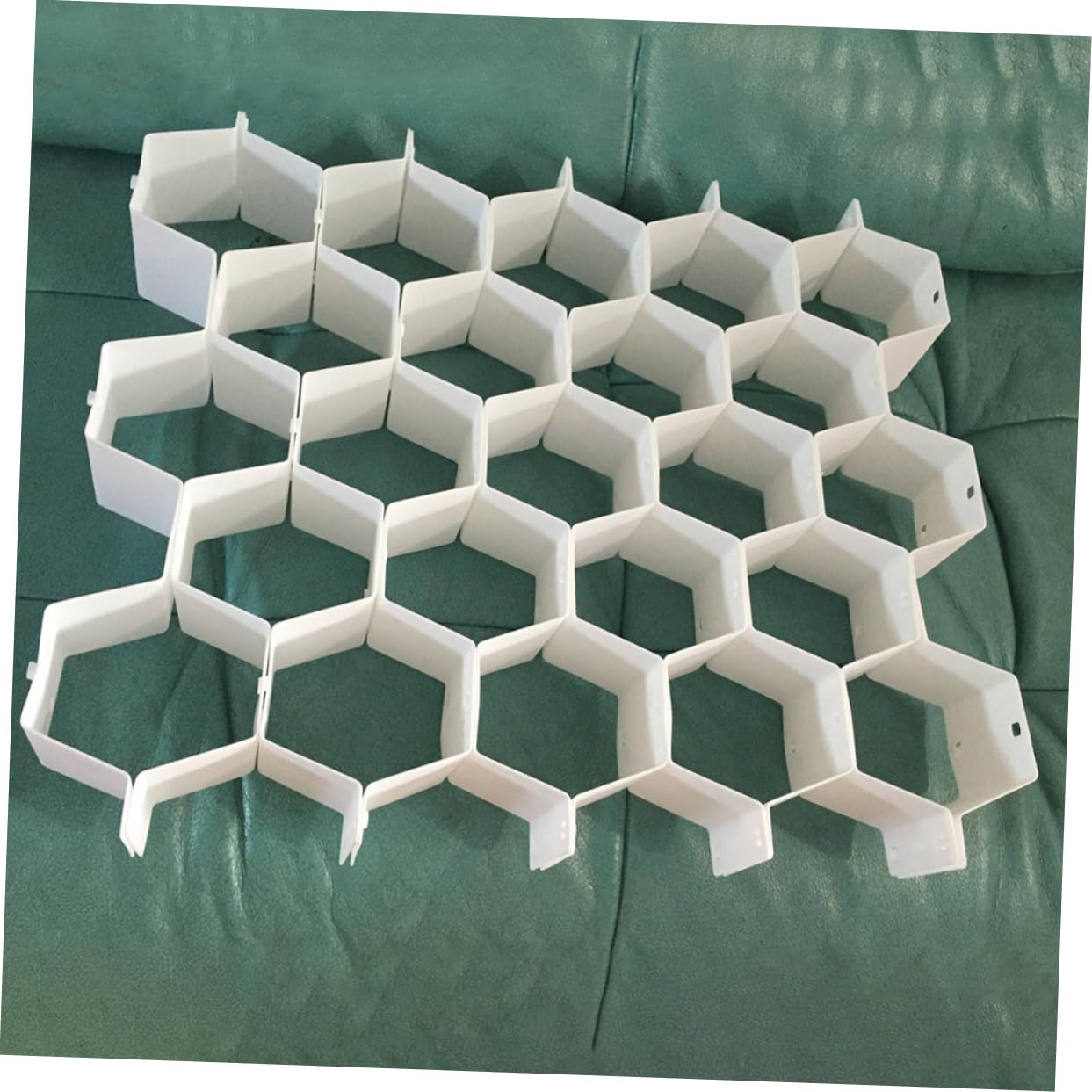 MAGICLULU 2sets Separatore in Plastica Design Nido d Ape Divisore Combinazione Libera per Trucco Calzini Intimo Riporre Piccoli Oggetti e Oggetti di Cucina