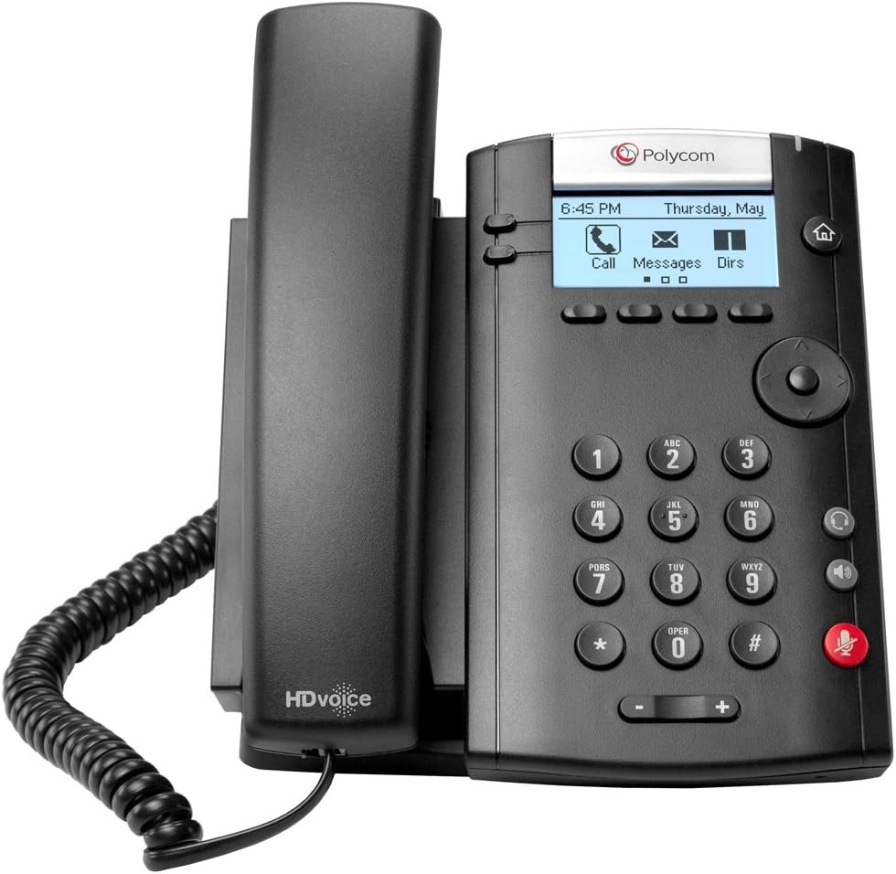 VVX 201 2-Line IP Phone PoE