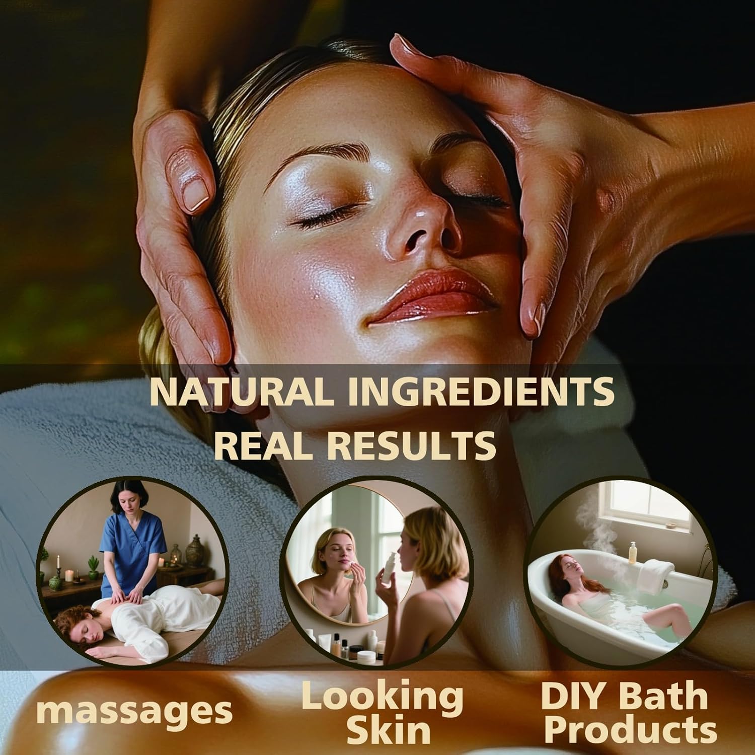 Rose Essential Oil-Rose Fragrance Oil 16.33oz (490ml)-100% Pure Natural Scent for Diffusers, Candles, Soap Making & Aromatherapy-Relaxing Home & Gift Essential Oil for Bath, Massage - Image 6