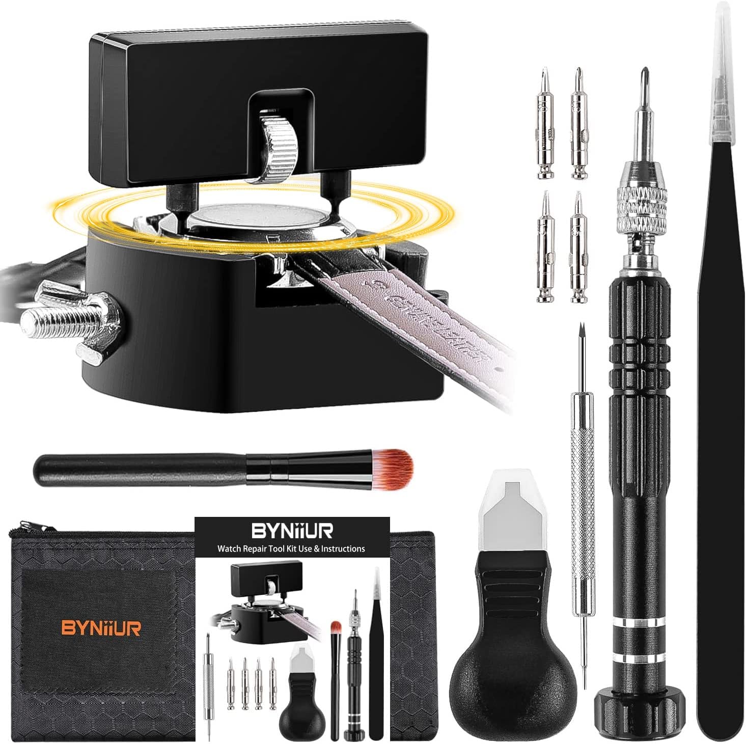 Watch Battery Replacement Tool Kit, BYNIIUR Watch Repair