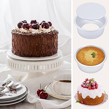 Moldes Para Mini Flan E-far Inch Small Cake Pan Set And Cake Pan