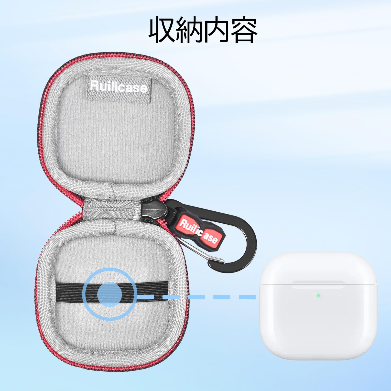 Amazon | Ruilicase 収納ケースApple｜AirPods 5/AirPods 4 ワイヤレス