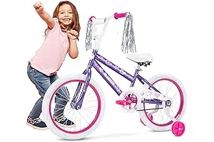 Girls 20 Inch Bike for 3-12 Years Old, Ideal Kids Bike