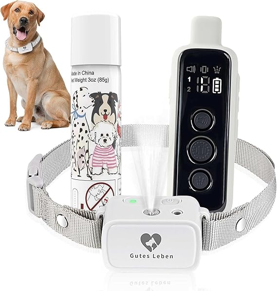 Citronella Dog Training Collar with Remote, 3 Modes Spray/Vibration