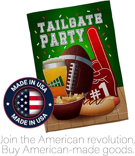 Miniatura 5 de Bandera de casa de juego para portón trasero, fútbol deportivo, fútbol americano, equipo estadounidense, Super Bowl, actividades de entretenimiento,