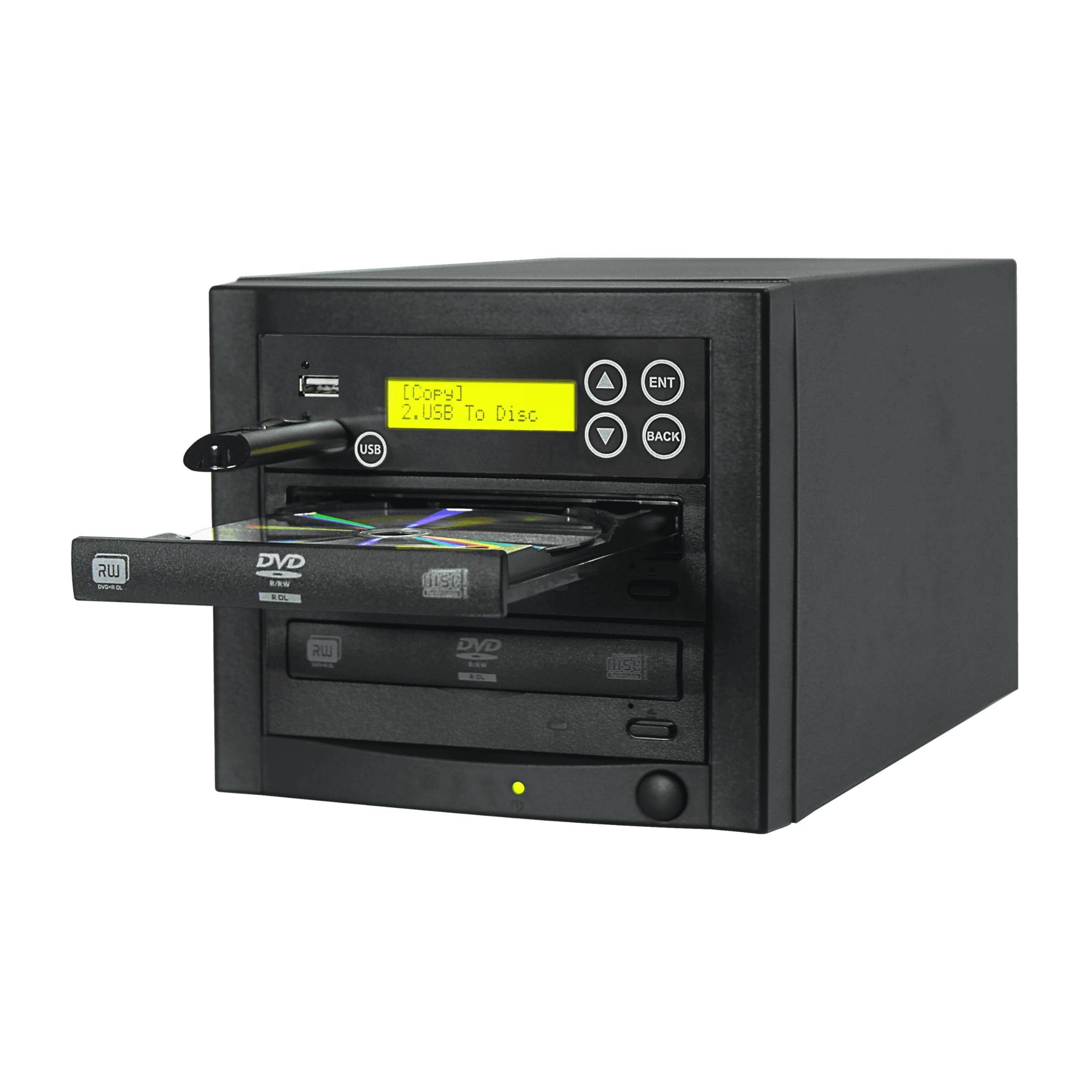 EZ DUPE Duplicador 1:1 de Memoria USB y Discos – Clonador de USB a DVD/CD (Media Maven Plus)