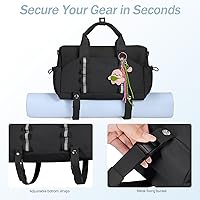 Vista 2 de Bolsa de gimnasio antirrobo, Negro