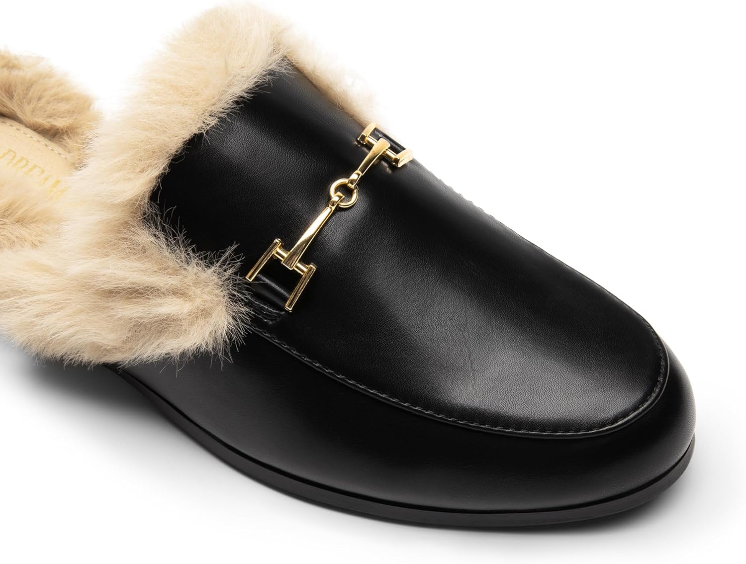 DREAM PAIRS Mules for Women Flats Comfortable Buckle Mules Slip on Slides Backless Loafers Shoes - Image 4