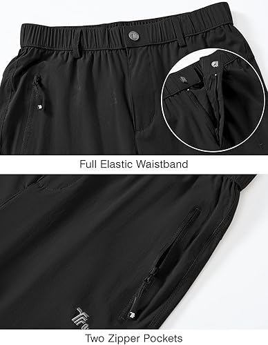 Miniatura 5 de Rdruko Women's Hiking Pants Lightweight Quick Dry Water Resistant Outdoor Travel Fishing Pants with Pockets