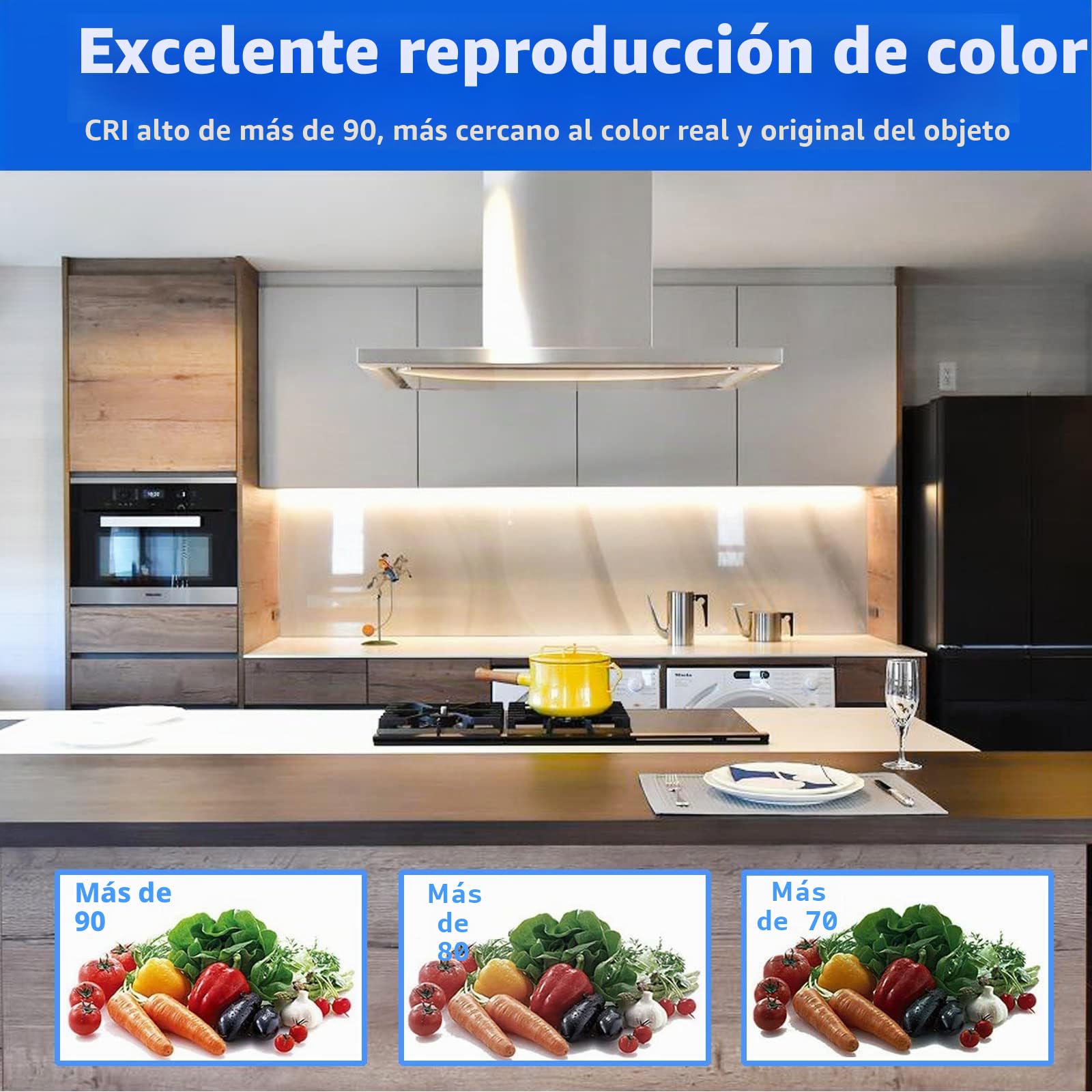 JOYLIT Tira LED 24V 3000K Blanco Cálido 10M 1450LM/M Interior 120LEDs/M | Profesional, 2835 SMD, CRI 92, 15W/M, 10MM, Regulable, Corte cada 5cm, Cinta Autoadhesiva Armarios, Estanterías (Solo Tira)