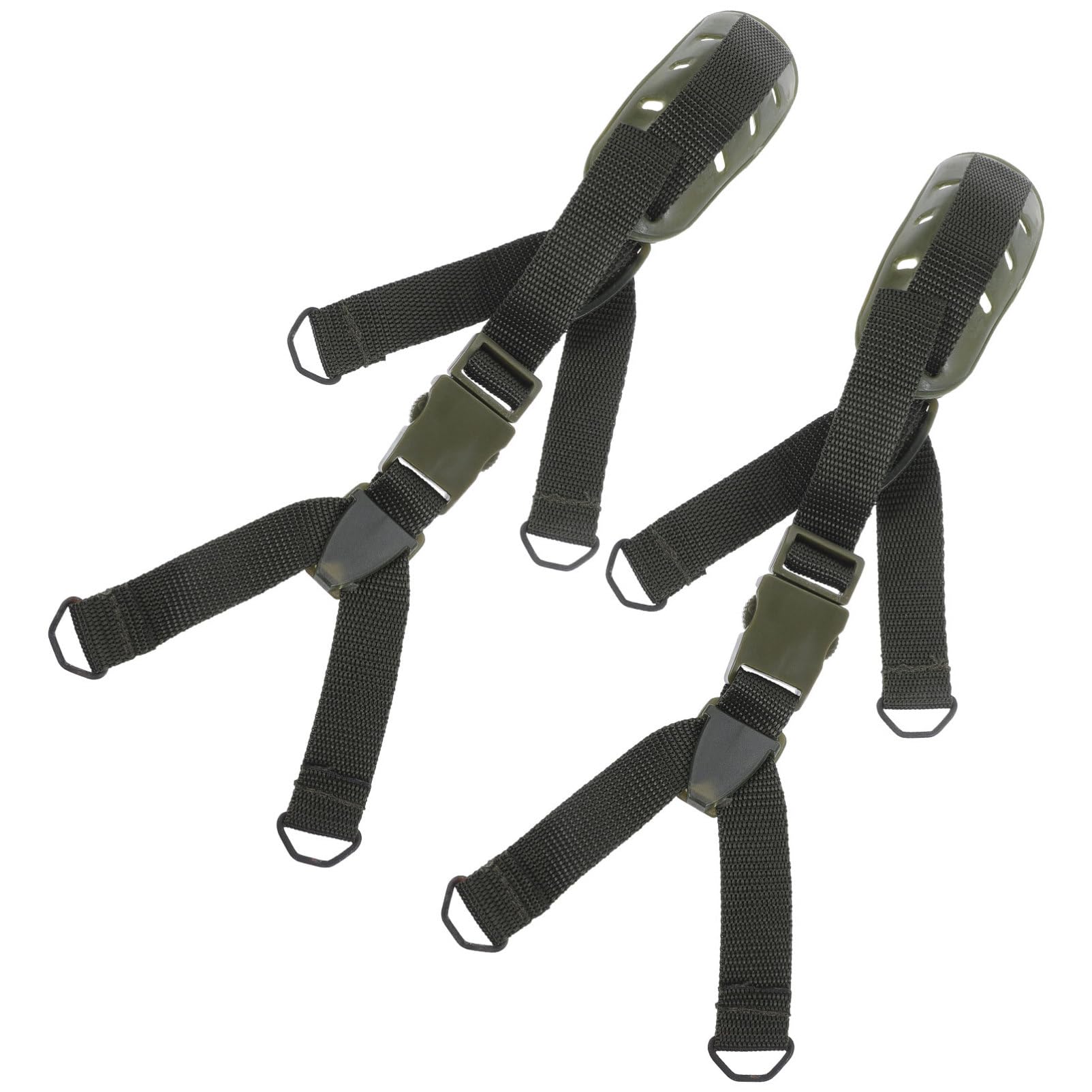 Operitacx Helm Kinnriemen Schutzhelmriemenverlängerung Kinnriemen Für Baumützen Schutzhelm-kinnriemen Für Hutband Hart Olive Green Plastik