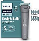 Philips Body Groomer 3000 Series - Trimmer for Men with Triple Protect Shave System, Intimate Trim & Shave, Close and Smooth on Skin, 100% Showerproof, 80 Min. Runtime, Model BG3480/15 - 1
