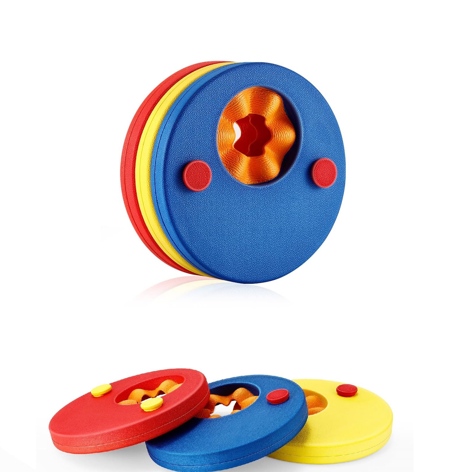Children's swimming buoyancy arm ring Buoyancy sleeves Buoyancy disc set Wrist strap aids Soft comfortable and fits snugly Suitable for toddlers children beginners and children's swimming