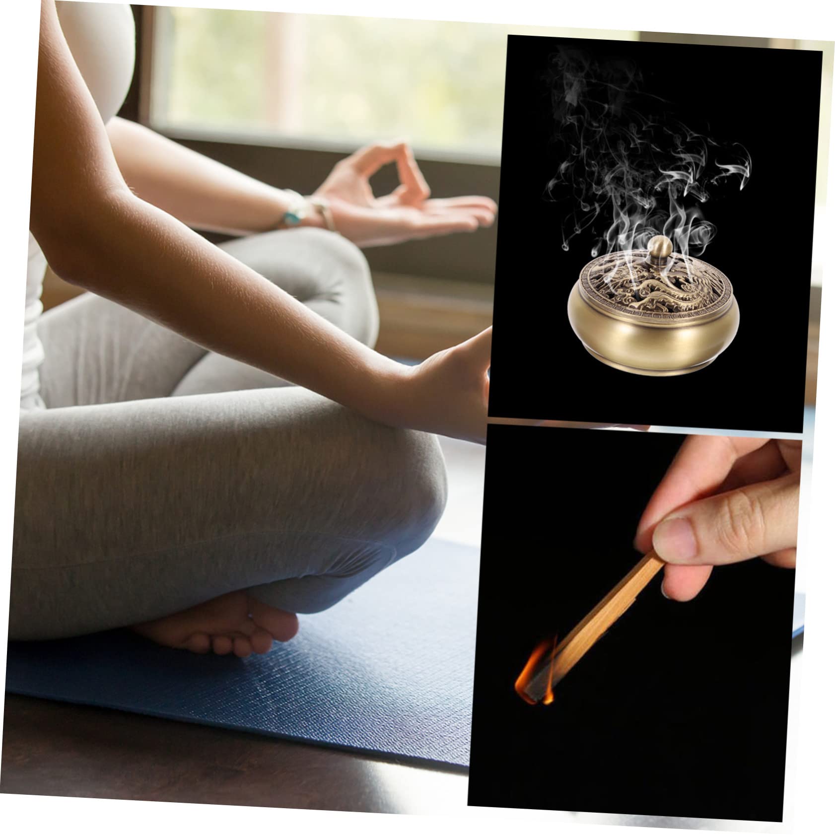 Cabilock Incenso Naturale Aroma Rilassante di Legno di Sandalo Bastoncini 250g in 1 Sacchetto per Meditazione e Pratiche Spirituali