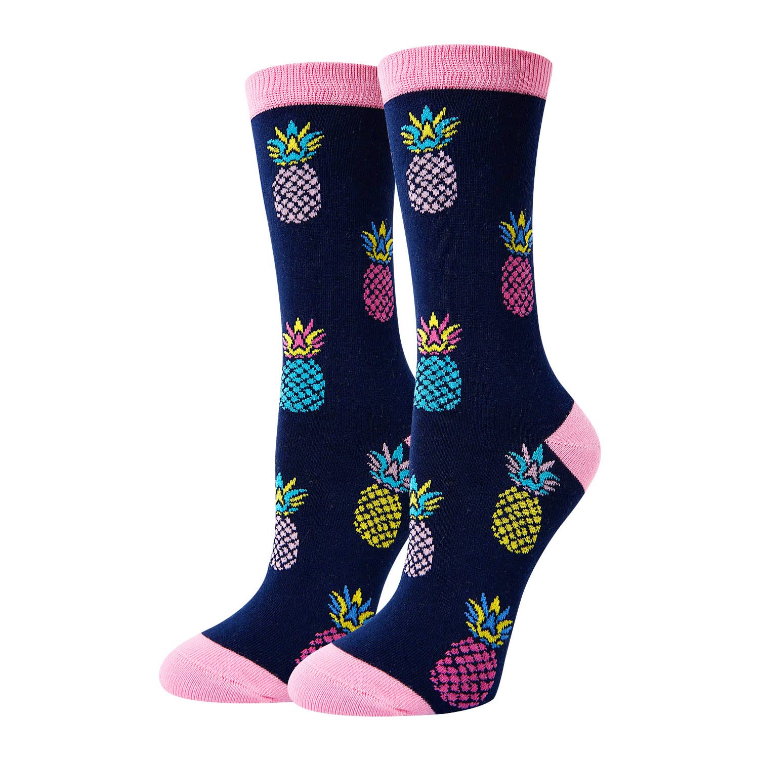 HAPPYPOPFunny Llama Gifts Flamingo Donut Gifts For Women, Novelty Llama Penguin Sloth Unicorn Corgi Socks