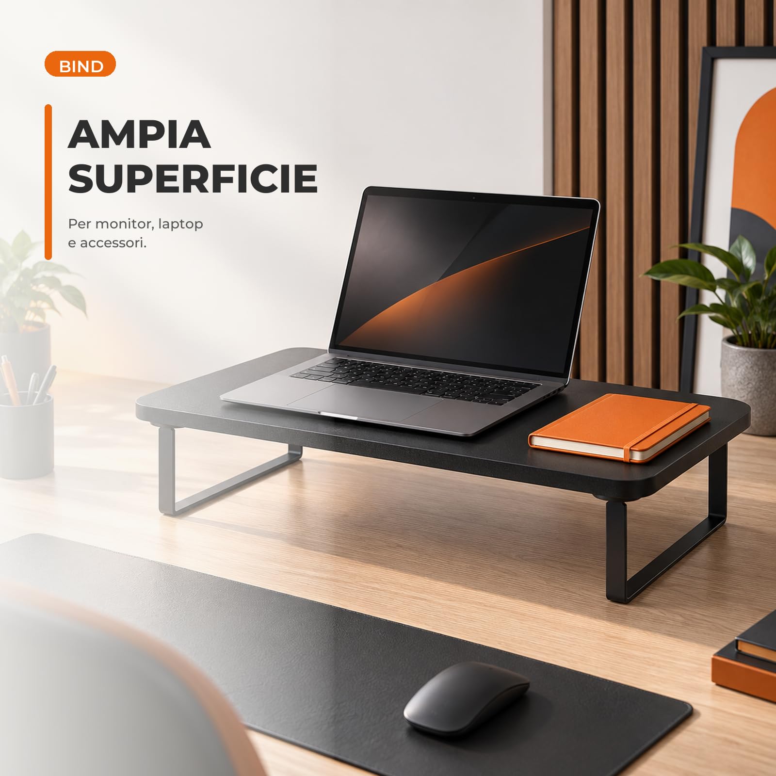 Noua Bind Support pour moniteur, rehausseur ergonomique, jusqu'à 32" et 20