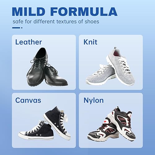 Miniatura 5 de Vacplus Kit de zapatos limpiadores de zapatos Limpiador de zapatos de limpieza rápida de 5.3 onzas, kit esencial de limpieza de zapatos, kit de