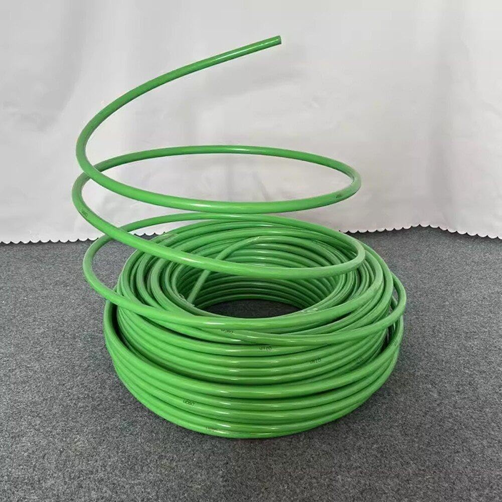 Tubi per composizioni floreali, tubo flessibile per irrigazione in plastica per steli artificiali, rotolo verde per decorazioni fai da te per matrimoni e decorazioni per la casa