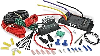 Flex-A-Lite Variable Speed Controller and Relay Kit with Thread-In Temperature Sensor, Fan Controller With Temperature Probe (31163), Black