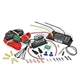 Flex-A-Lite Variable Speed Controller and Relay Kit with Thread-In Temperature Sensor, Fan Controller With Temperature Probe (31163), Black