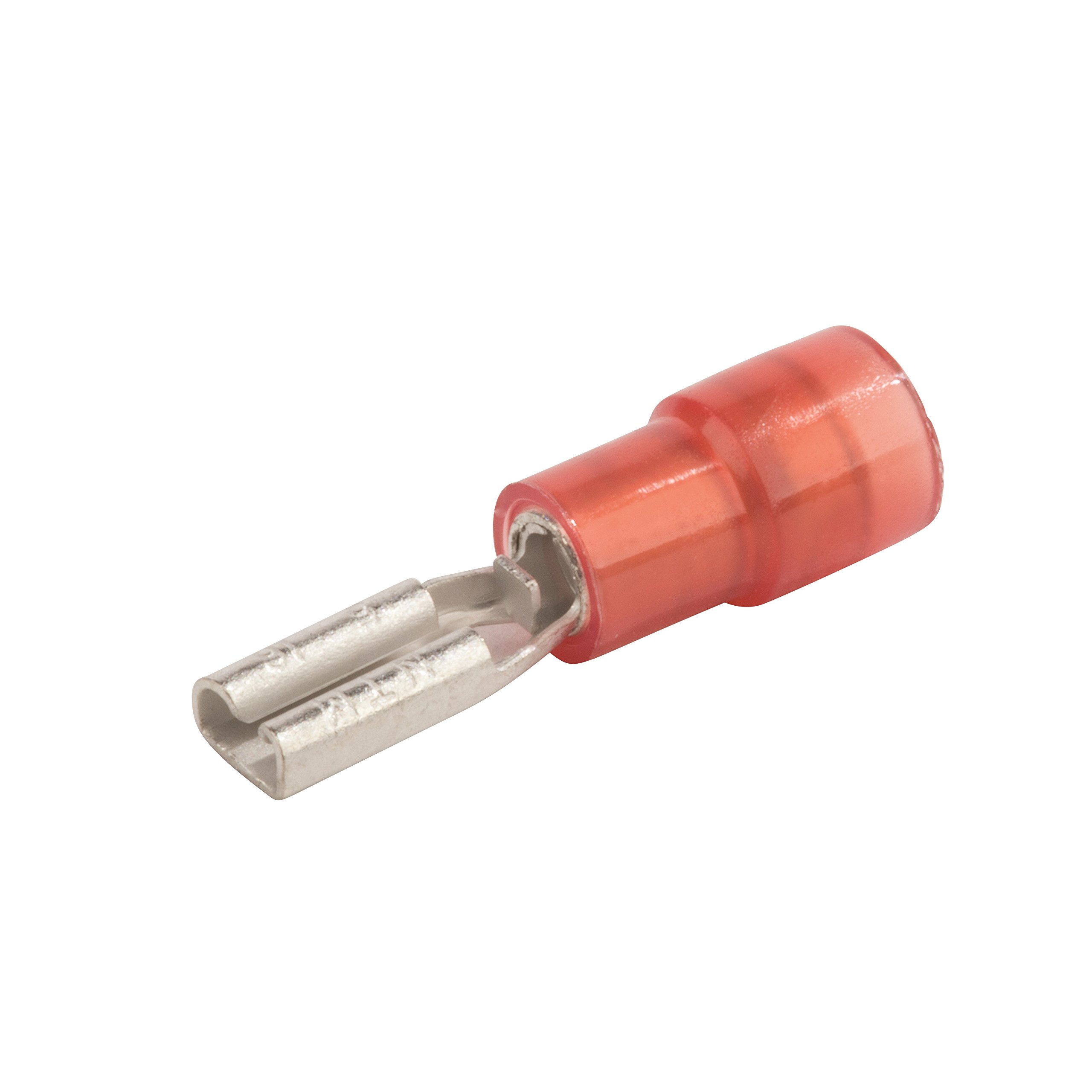 NSI F22-110-2N Nylon Insulated Female Disconnect, 22-18 Wire Size, 0.110