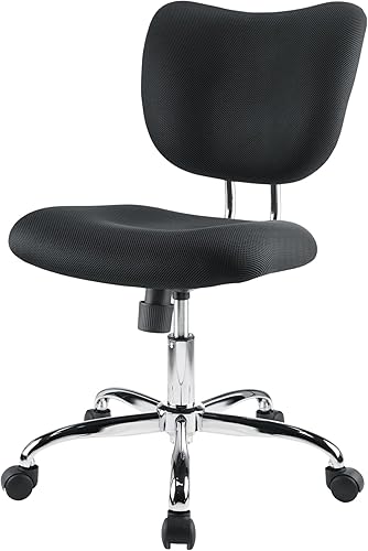 Miniatura 1 de Realspace Jancy Mesh Low-Back Task Chair, BlackChrome, BIFMA Compliant