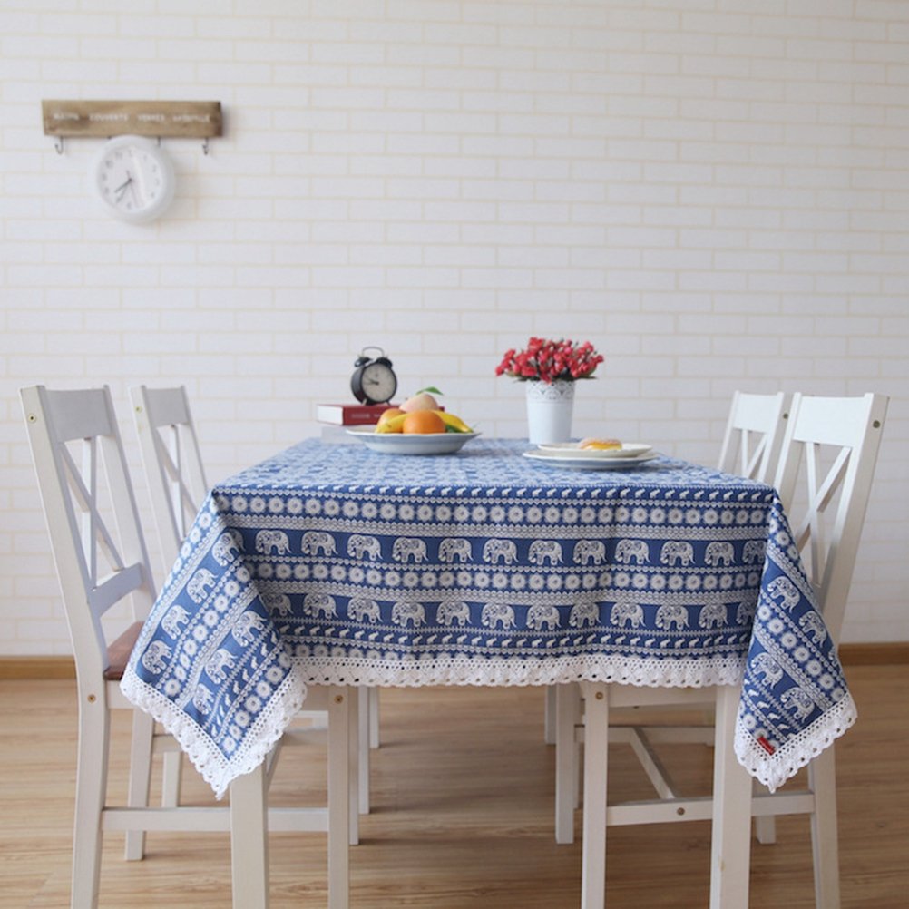 Amazon｜[Ziv-Nat] テーブルクロス アジア 民族風 和風 タイ 象柄