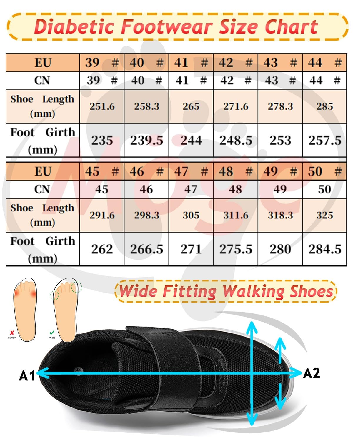 Zapatos para Pies Delicados Zapatos sin Cordones para Caminar para Mujer con Manos Libres Transpirable Ajustable para Edema Zapatos hinchados
