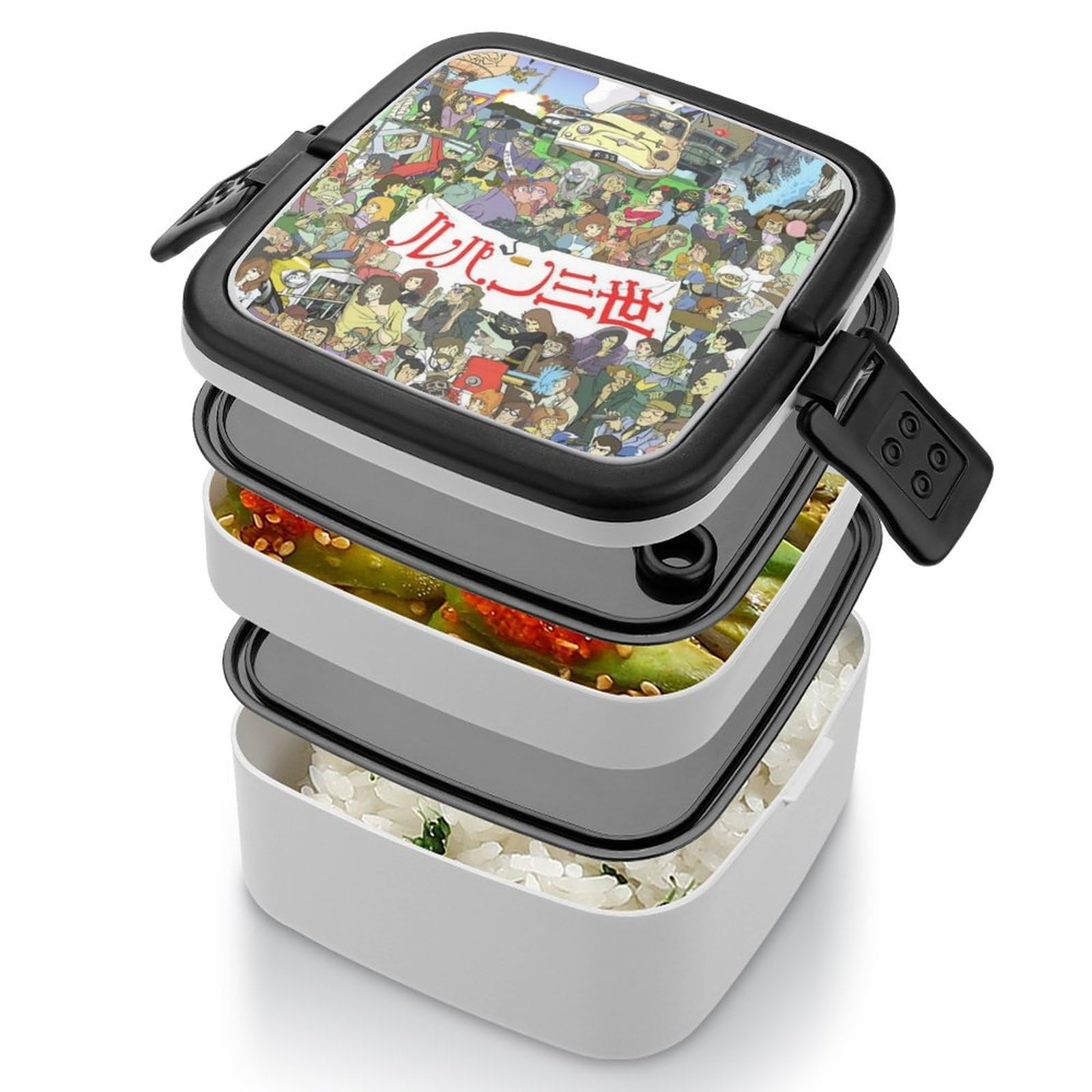 Amazon | ルパン三世 弁当箱 おべんとう箱 ランチボックス 2段 大容量