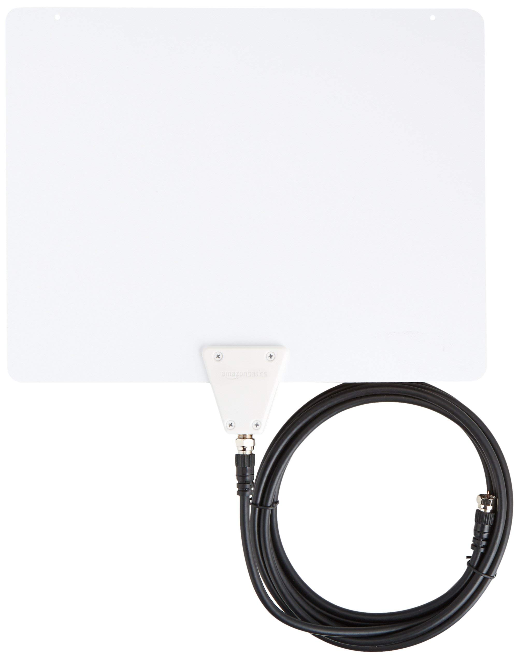 AmazonBasics Ultra Thin Indoor TV Antenna - 35 Mile Range (Renewed)