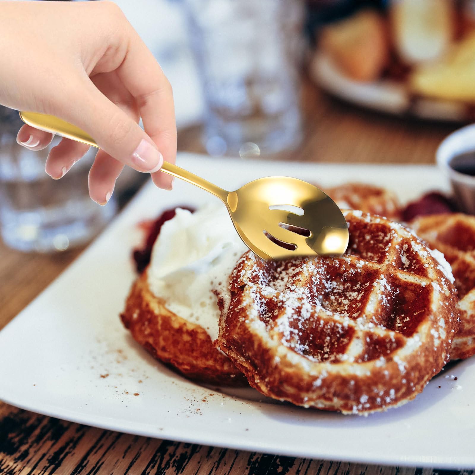 iplusmile Couverts de Service Pelle à Tarte Spatule à Gâteau Fourchette Ustensiles de Cuisine pour Buffet et Restaurant