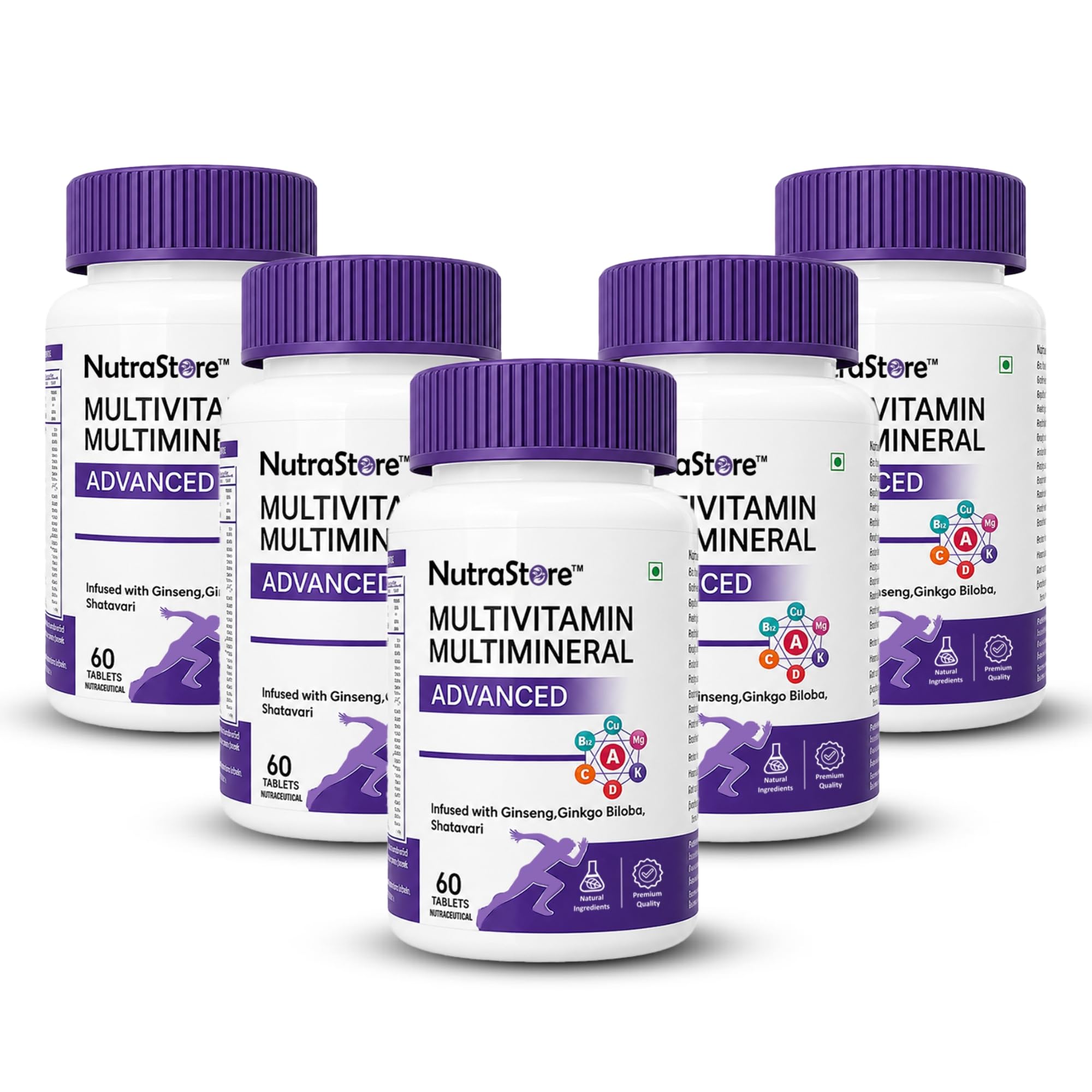 NutraStore Multivitamin Advanced Tablets for Men & Women | 30 Veg Tablets | Multivitamin Tablet For Men and Women | 25+ Nutrients — Amazon image 14