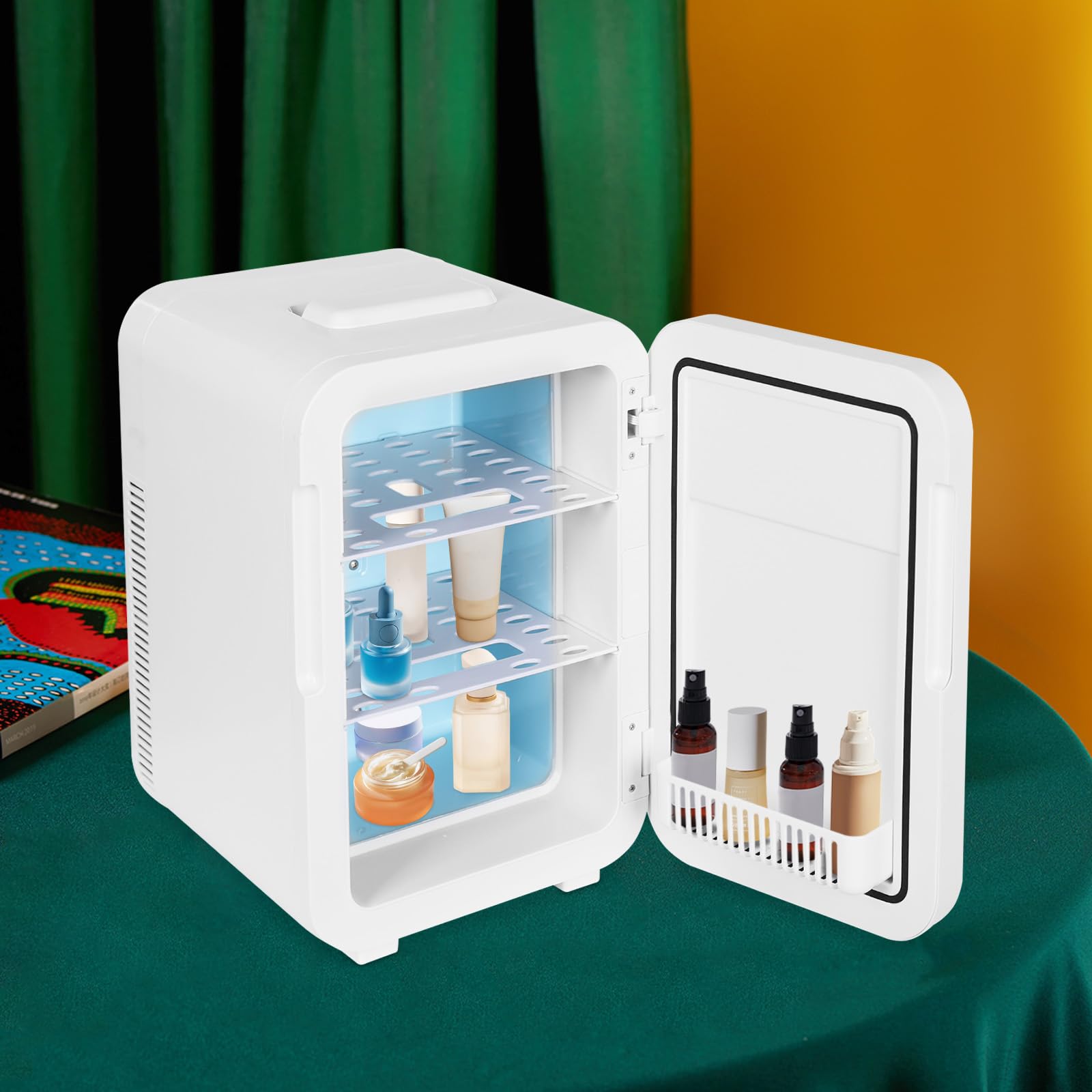 Mini Kühlschrank 20L, Kühlbox 12V 230V für Auto und Camping | Kühlbox elektrisch 20L, Auto Kühlschrank, Camping Kühlschrank, Tischkühlschrank, kühlt und wärmt