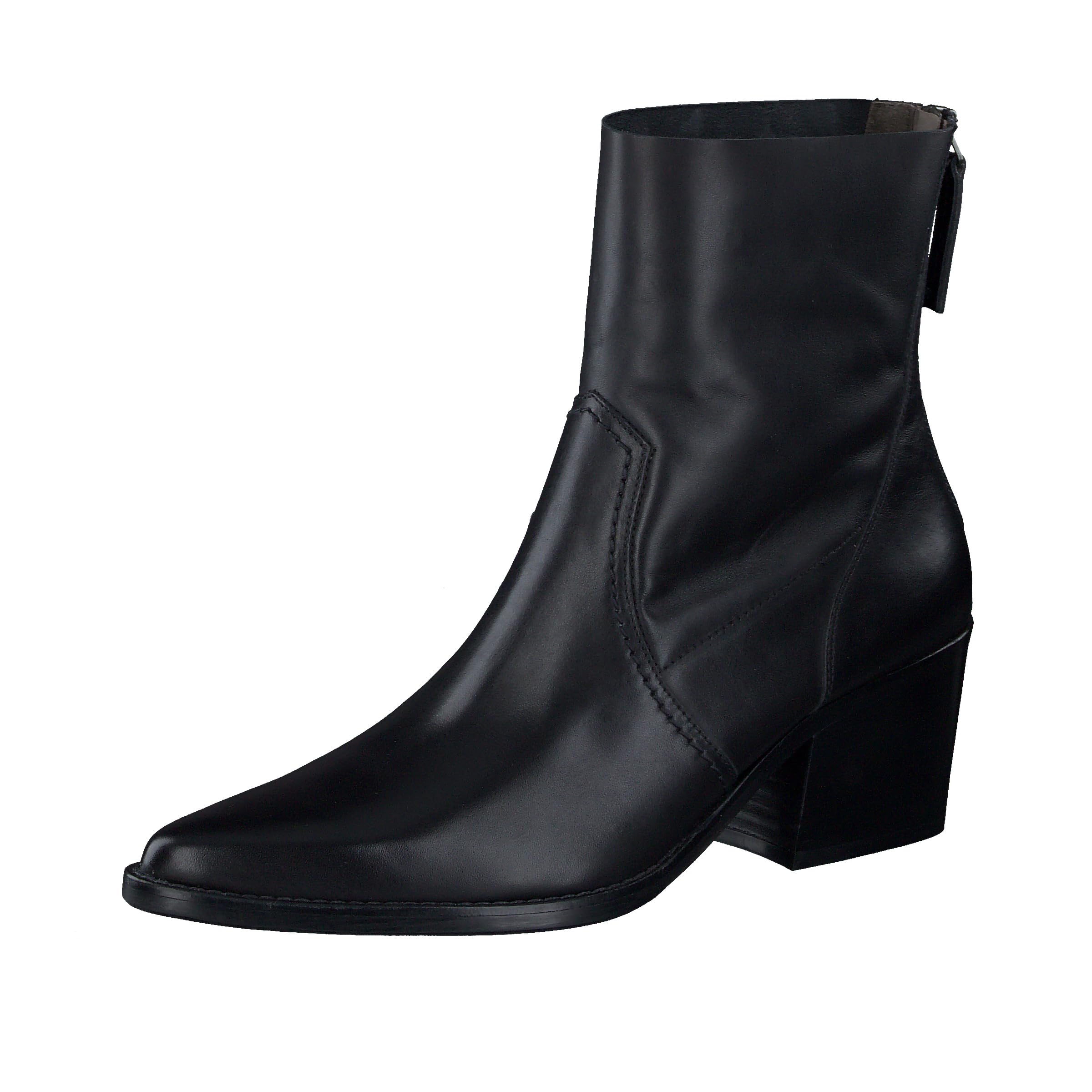 Paul Green Damen Ballerinas mit Absatz 8075-000 Weite XX-Schmal Reißverschluss
