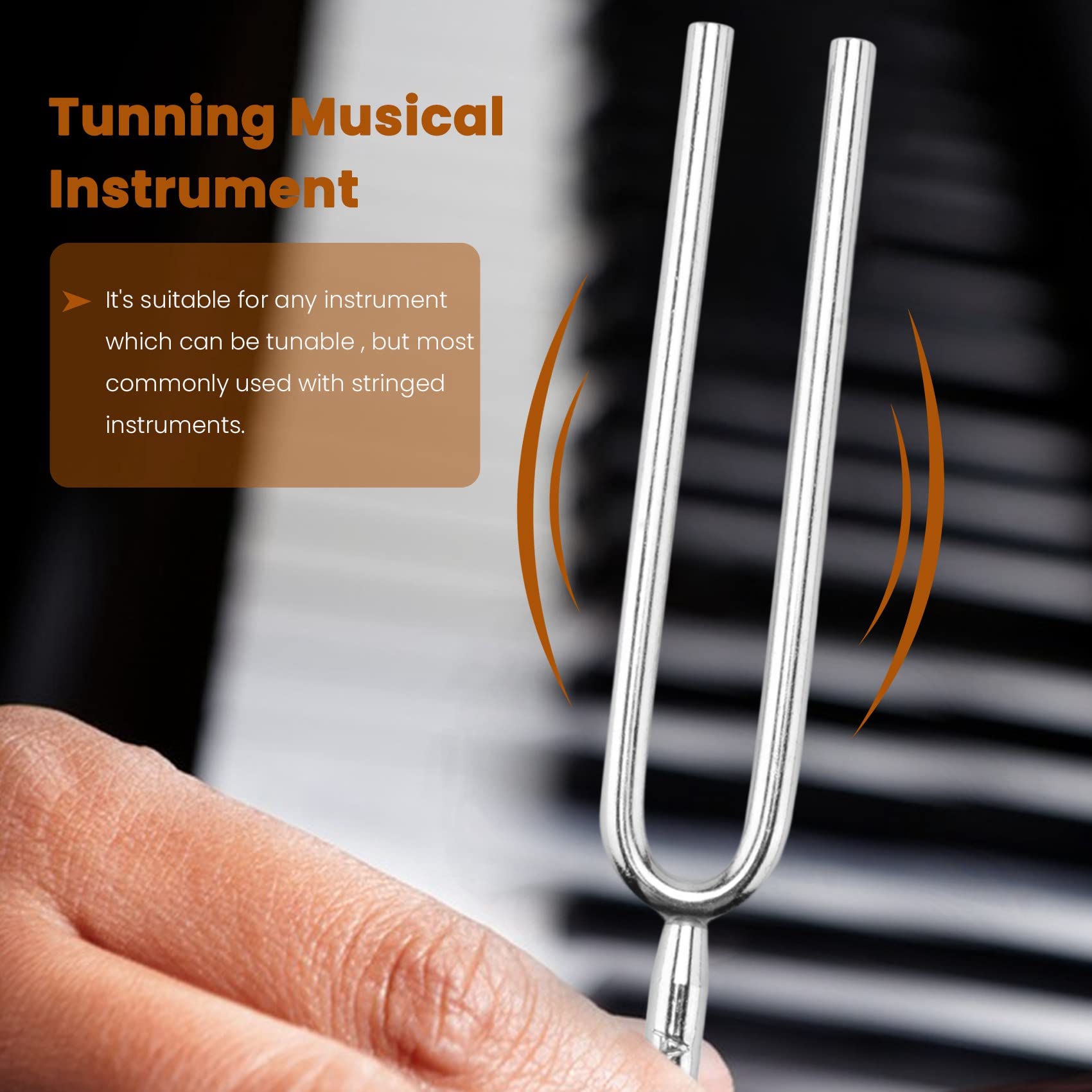 Tunning Instruments Snapklik.com : 440Hz A Tone Stainless Steel Tuning Fork Tuner Tunning ...