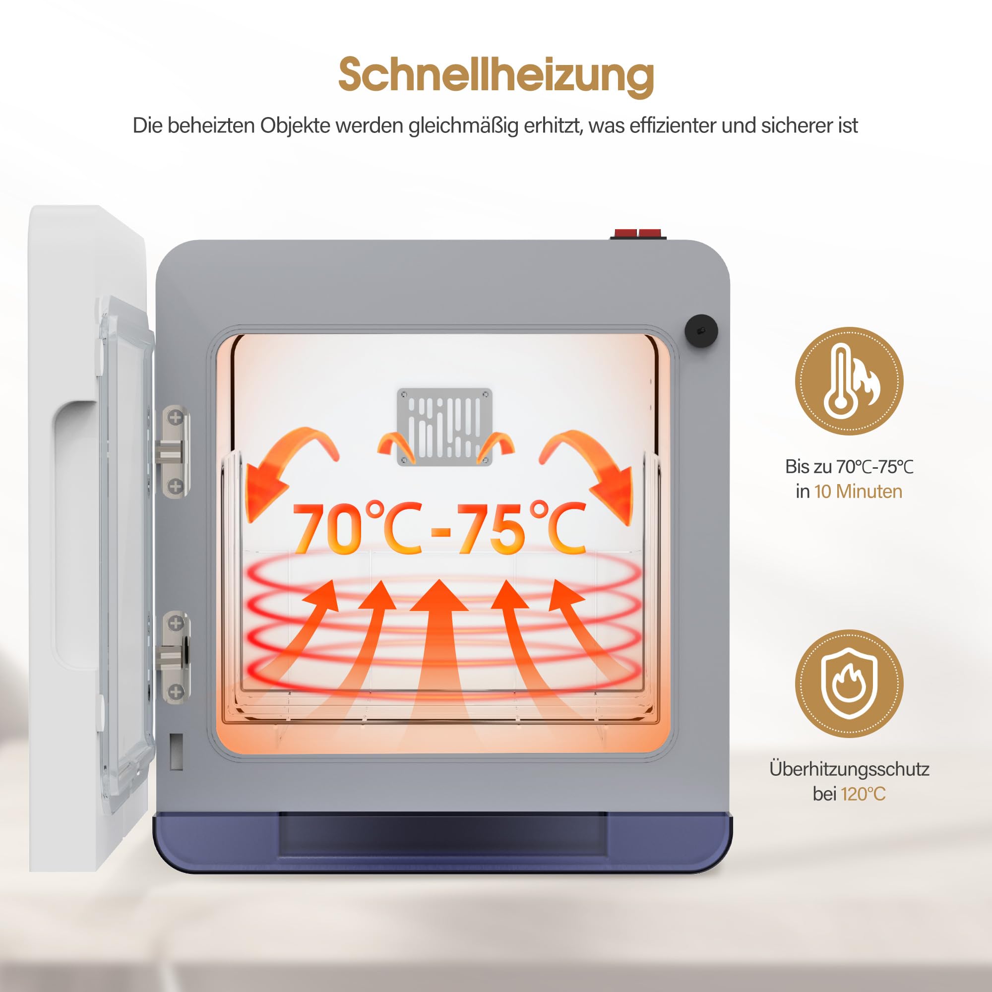 BarberPub Scaldasciugamani con sterilizzatore UV 8L, HW208W Bianco per saloni parrucchiere e centri estetici