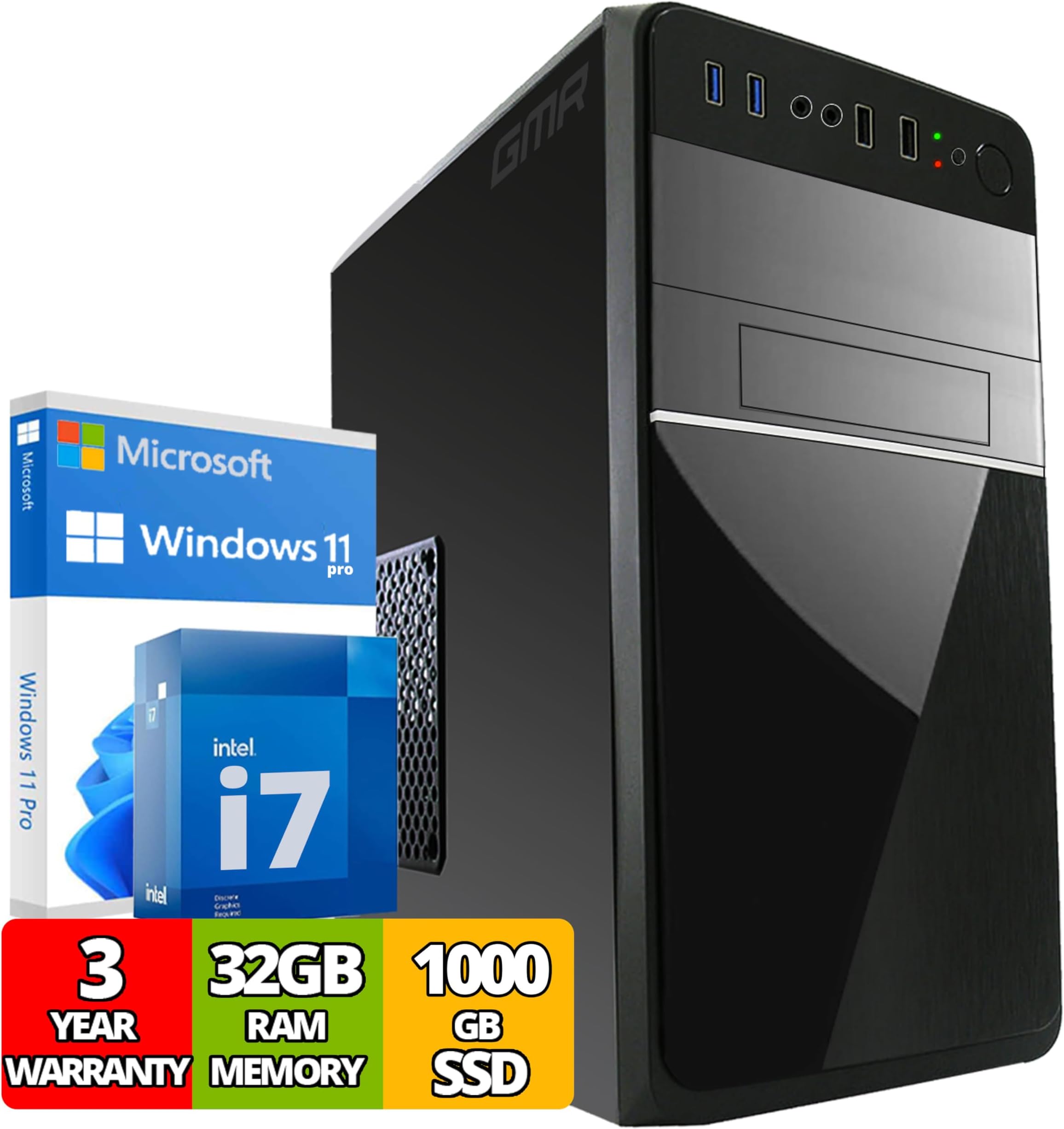 Intel I7 4770 8-thread Business Office Multimedia Computer Intel i7 - Business Office Multimedia Computer mit 3 Jahre Garantie