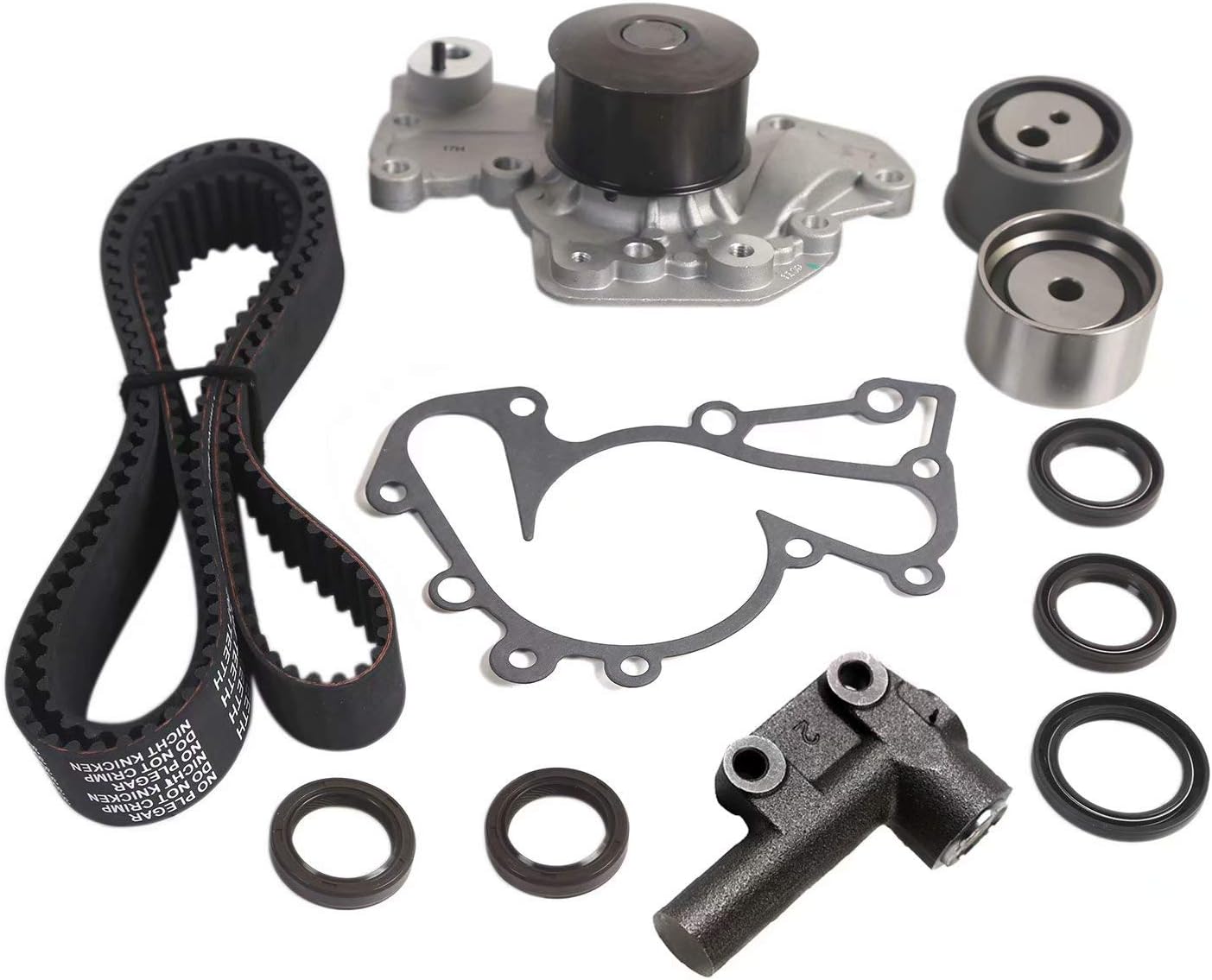 MOCA Timing Belt Water Pump Tensioner for Hyundai 01-06 for Santa FE & 99-05 for Sonata & 03-08 for Tiburon & 05-09 Tucson for Kia 02-06 for Optima & 05-10 for for Sportage ENG G6BV G6BA