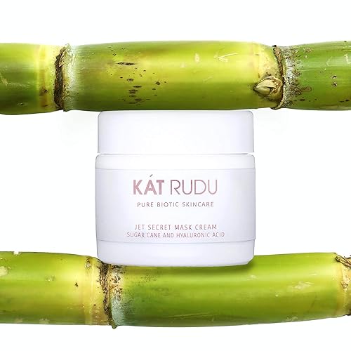 Miniatura 3 de Kat Rudu Jet Secret Crema facial hidratante facial con ácido hialurónico y vitamina C, estimulante de colágeno, para piel grasa, propensa al acné,