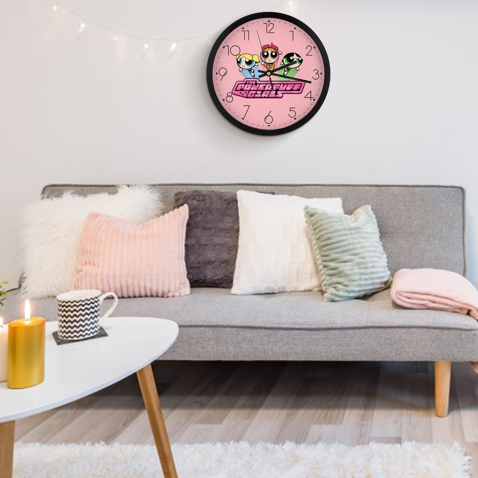 Amazon.co.jp: パワーパフガールズ 掛け時計 おしゃれ 北欧