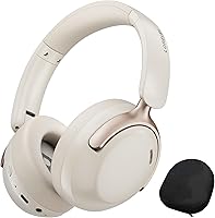Vista 1 de LORELEI QC30 Auriculares híbridos con cancelación activa de ruido, Bluetooth inalámbrico sobre la oreja, piel proteica beige, control activo